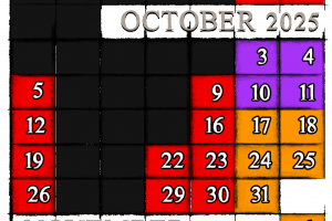 Georgetown Morgue Haunt Calendar 2025