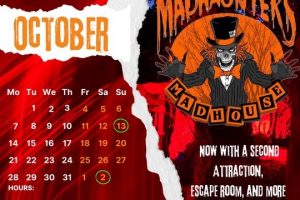 MADHAUNTER’S MADHOUSE - haunted house in Lorton, Virginia 2024 Schedule