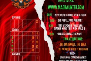 MADHAUNTER’S MADHOUSE - haunted house in Lorton, Virginia 2025 Schedule