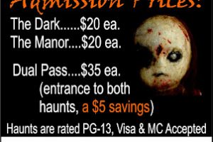 Milburn's Manor Haunted House in Oregon Ticket Prices