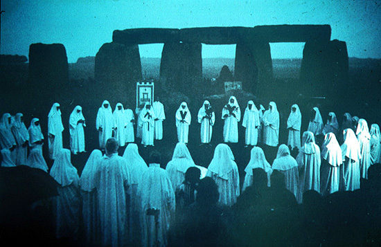 Druids worship Samhain