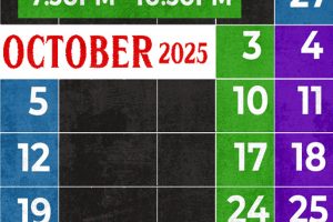 Woods of Terror 2025 Calendar