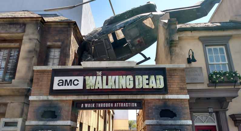 Walking Dead Attraction at Universal Studios Hollywood
