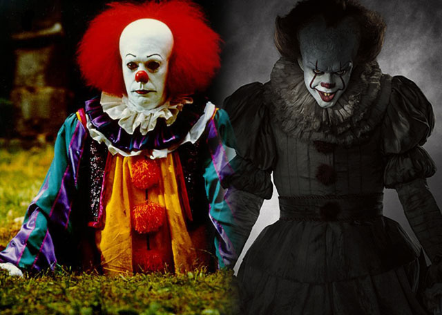 Pennywise Comparison: Curry versus Skarsgard