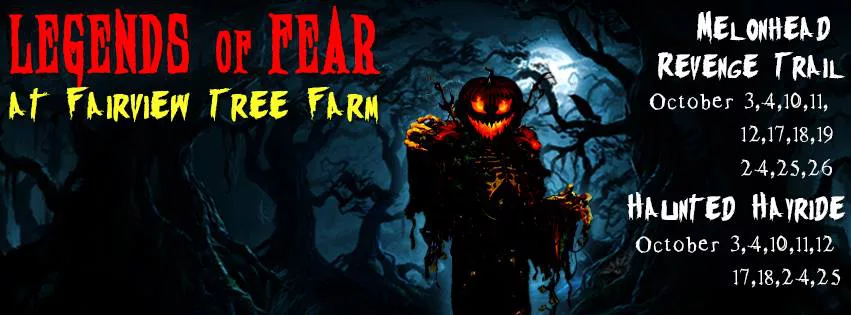 Legends of Fear Shelton CT Haunted Hayride and Melonhead Revenge Trail 