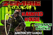 Top Haunted Houses in Kansas - Zombie Toxin