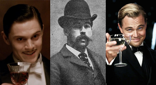 H.H. Holmes actor Leonardo DiCaprio and Evan Peters