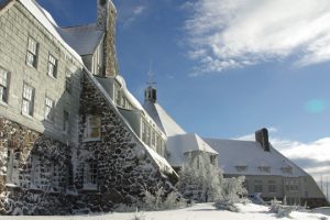 The Shining Hotel Exterior - Timberline Lodge in Oregon