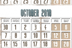 2018 Haunted Hollow Calendar and Times