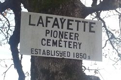 The Haunted Lafayette Pioneer Cemetery
