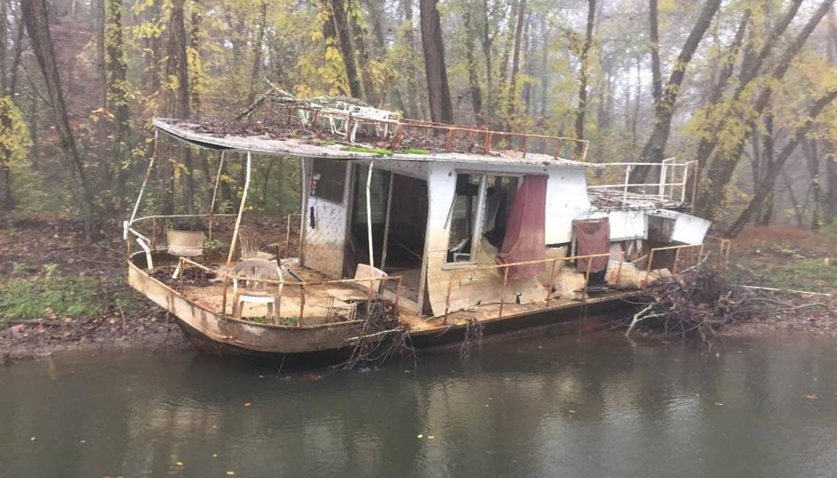 Ghost Boat at Lake Lanier