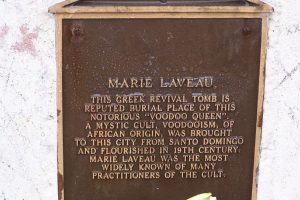The Tomb of Marie Laveau - St/ Louis Cemetery number 1