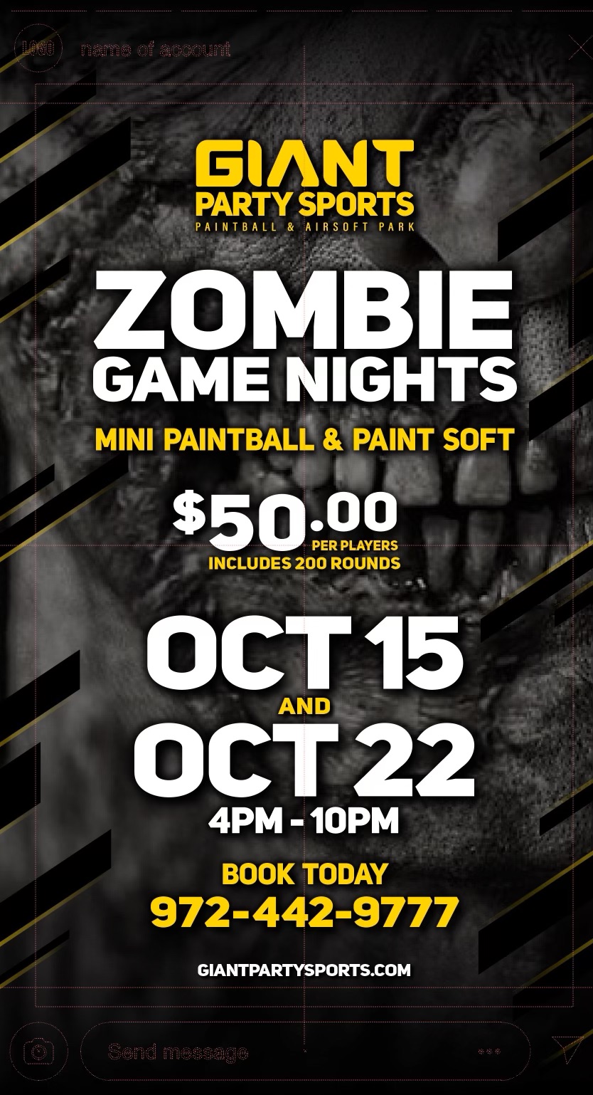 Giant Party Sports - Zombie Game Night