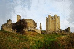Haunted Conisbrough Castle in South Yorkshire