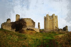 Haunted Conisbrough Castle in South Yorkshire