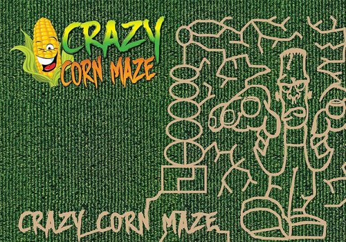 Crazy Corn Maze at Night Stalkers Haunted Trail